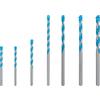 Bosch Professional 7x Set di Punte Expert CYL-9 MultiConstruction per Calcestruzzo, Ø 5/5.5/6/7/8/10 mm, Accessorio Trapano a Percussione