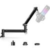 Aokeo Braccio Microfono,Aokeo AK-58 Braccio Sospensione Boom da Scrivania a Profilo Basso,Supporto per Blue Yeti,Snowball iCE,HyperX QuadCast,SoloCast,Elgato Wave,Ecc