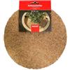 Noor Cocco Piatto, la Natura/Marrone, Diametro di 25cm
