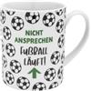 GRUSS & CO Tazza XL con motivo calcio | tazza da caffè divertente in porcellana, tazza grande 60 cl | regalo da uomo, regalo per feste | 73883