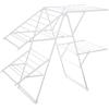 Amazon Basics Stendibiancheria pieghevole a 4 ali, in metallo, 155 x 60 x 126 cm, bianco