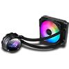 ASUS ROG Strix LC II 120 ARGB, Dissipatore a Liquido All-In-One, Ventola ROG da 120mm, Illuminazione ARGB, LGA 1700|1200|1150|1151|1152|1155|1156|2011|2066 e AMD AM4/TR4, Nero