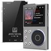 RemixAst DSD256 Lettore musicale senza perdita con display TFT da 2,4 pollici, dispositivo audio portatile ad alta definizione, registratore vocale, radio, espansione scheda TF fino a 256 GB, corpo in lega di