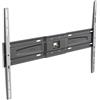 Meliconi Slimstyle Plus 600 S, supporto fisso ultra sottile da parete per TV a schermo piatto da 50'' a 82', VESA 300-400-600, colore nero, adatto anche per TV OLED
