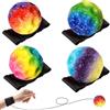 LUKIUP 4 Pezzi Pallina da Polso con Elastico, Multicolori Moon Bouncing Ball, 7cm Moon Ball, Palla a Rimbalzo da Polso per Bambini, Palla Spaziale con Extreme High Bounce, Adulti Bambini Giocattolo