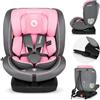 Lionelo Bastiaan i-Size Seggiolino Auto Evolutivo 4-in-1 per bambini 0-12 Anni (40-150 cm) ISOFIX e l'ultima Norma R129 Opzione Rivolto All'indietro, 21 Regolazioni, Girevole 360° Protezione Laterale