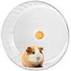 heavenlife Ruota Criceto Silenziosa, Ruota da Corsa per Criceti, 17cm Dual-Bearing Criceto Esercizio Ruota Tranquillo Spinning, Ruota da Corsa Trasparente Plastica per Orso d'oro, Topi, Gerbilli, Roditori