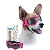 PETLESO Occhiali da Sole per Cani Occhiali Protettivi per Cani Occhiali da Sole Anti-UV Protezione per gli Occhi per Cani Piccoli/Medi - Rosa