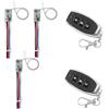 QIACHIP 433Mhz Mini relè senza fili RF telecomando interruttore Modulo DC 3.6V 5V 9V 12V 24V LED lampada controller Micro Radio ricevitore e trasmettitore Kit (3 ricevitore)
