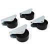 Design61 4 rotelle per mobili, 40 x 17,5 mm