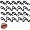 Ygmylandbb Mini clip piccolo moschettone a molla in plastica da appendere moschettone per zaino portachiavi, 20 pezzi