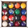 lvifloae Mini palla da biliardo da 25 mm Set completo di 16 palline Accessori per palline da biliardo in resina stile americano