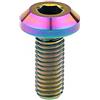 Yaruijia - Bullone in titanio M8 x 15/20/25/30/35/40 mm, viti a brugola per biciclette e moto (M8 x 20 mm, arcobaleno)