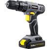 Rebel Trapano avvitatore a percussione a batteria, 20 V, 2 A, valigetta Grigio