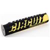 Circuit Equipment - Paracolpi Manubrio MXIII in Foam con Cover in Tessuto Poliestere Stampato - Giallo Fluo - vestibilità Universale - 273 mm