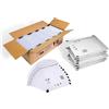 TRIFOO 100 buste imbottite formato DIN A4, con chiusura adesiva, formato F/6 F6 bianco (240 mm x 350 mm)