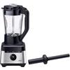 Braun PowerBlend 7 JB7550BK, Frullatore Con Brocca Di Vetro Triangolare, 10 Velocità + Funzione Pulse, Lama PrecisionCrush, Programma Di Pulizia, Pestello E Bottiglia Da 600ml Inclusa, 1400W, Nero