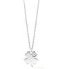 Mabina Gioielli - Collana Donna - Girocollo con ciondolo quadrifoglio con zirconi - 553372