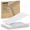 alitade 100 fogli termici A4 (210 mm × 297 mm) Supporto stampa continua Asciugatura rapida Compatibile con M08F, A40, F2S, MT800 e altre stampanti portatili A4