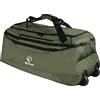 REDCAMP Borsone con ruote, grande borsone pieghevole da viaggio con rulli, nero, 85L/120L/140L, Verde-140l
