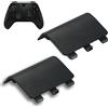 Devinecustomz Devine Customz 2 Pack Black Xbox Series X & S Controller Battery Cover Pack Back Shell Rear Shell Replacement
