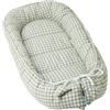 molis & co molis&co. Nido per bebè 90 x 50 cm. Riduttore per culla o Co-sleeping Nest per neonati. Cotone. Lettino portatile o da viaggio per neonati. Mint Tea. OEKO-TEX 100.