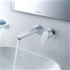 Duravit Wave rubinetto lavabo a parete, WA1070004010, Wave cromo [Rubinetteria Bagno > Rubinetteria Lavabo]