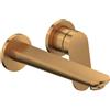 Duravit Wave rubinetto lavabo a parete, WA1070004004, Wave bronzo spazzolato [Rubinetteria Bagno > Rubinetteria Lavabo]