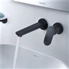 Duravit Wave rubinetto lavabo a parete, WA1070004046, Wave nero opaco [Rubinetteria Bagno > Rubinetteria Lavabo]