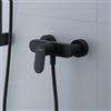 Duravit Wave rubinetto doccia esterno con miscelatore, WA4230000046, Wave nero opaco [Rubinetteria Bagno > Rubinetteria Doccia]