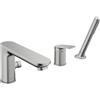 Duravit Wave rubinetto bordo vasca, miscelatore monocomando, WA5260000070, Wave acciaio inox spazzolato [Rubinetteria Bagno > Rubinetteria Vasca]