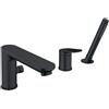 Duravit Wave rubinetto bordo vasca, miscelatore monocomando, WA5260000046, Wave nero opaco [Rubinetteria Bagno > Rubinetteria Vasca]