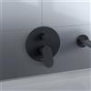 Duravit Wave rubinetto doccia da incasso con miscelatore, WA4210012046, Wave nero opaco [Rubinetteria Bagno > Rubinetteria Doccia]