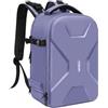 MOSISO Zaino Fotocamera,DSLR/SLR Inserisci Protezione Fotografia Borsa | Fotografica Pieno Aperto Impermeabile Custodia con Holder Tripod&Vano Laptop Compatibile con Canon/Nikon/Sony,Lavanda Grigio