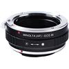 K&F CONCEPT Adattatore per montaggio obiettivo fotocamera (Compatibile con Compatibile con Compatibile con (AF)-EOS M)