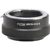 Hersmay Adattatore per obiettivo Nikon G (F/AI/AIS/D/AFS) su EOS RF per obiettivo Nikon, compatibile con Canon EOS R RP R5 R6 R6II R7 R8 R10 R50 R100 RF Fotocamera mirrorless