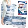 TAILI Sacchetti Sottovuoto Vestiti, Jumbo Trasparente Buste Sottovuoto Vestiti Extra Large per Piumoni, Coperte, Trapunte, sacchetto di compressione liberare spazio(10 Pack 80x100x38 cm)