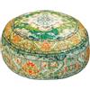 Mandala Life ART Fodera per cuscino da pavimento rotondo bohémien - 60x20 cm - 100% cotone - Custodia pouf per pouf per soggiorno, camera da letto, patio e altro