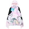 Get Trend Disney Minnie Mouse Asciugamani Bagno Telo Mare con Cappuccio per Bambini Asciugamano Cotone 100% Poncho Mare Piscina (Bianco/Rosa Minnie Mouse, 3-7 Anni)