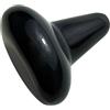 Mina Heal Knobble - Massaggiatore shiatsu per collo, spalle, schiena e piedi, per tessuti profondi, massaggio a percussione terapeutico per impastare (ossidiana nera)