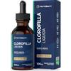Horbäach Clorofilla Liquida 100ml | Erba Medica Pura in Gocce | Integratore Vegano | Alto Dosaggio e Senza Conservanti | Sapore Menta | Liquid Chlorophyll | Horbaach