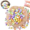 TECHEEL Uova di Pasqua in schiuma, 200 pezzi, decorazioni per uova di polistirolo, decorazioni decorative screziate, per il fai da te, Pasqua, feste, decorazione per la casa, 1,8 cm