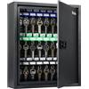 Uniclife Armadietto portachiavi a 40 posizioni con serratura a combinazione ripristinabile nero scatola di sicurezza digitale in acciaio organizer per chiavi con rack regolabili etichette colorate e