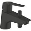 GROHE Start - Miscelatore monocomando per bagno/doccia, risparmio di acqua, beccuccio medio, installazione semplice, colore: Nero opaco 232292432