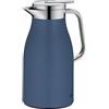 alfi SKYLINE - Caraffa termica in acciaio INOX con inserto igienico in vetro temperato, chiusura a vite con comodo pulsante, impugnatura ergonomica, ideale come caffettiera da caffè, teiera, senza BPA