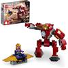 LEGO Marvel 76263 - Set di giocattoli da costruzione Iron Man Hulkbuster vs Thanos con personaggi di Thanos e Iron Man, giocattolo Hulkbuster con mech mobile per azione di battaglia di supereroi,