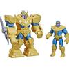 Marvel Avengers Mech Strike 9-inch Action Figure Toy Infinity Mech Suit Thanos And Blade Weapon For Kids Ages 4 And Up