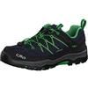 CMP Kids Rigel Low Trekking Shoes Wp, Scarpe da trekking Unisex - Bambini e ragazzi, B Blue Gecko, 28 EU