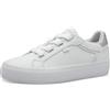 s.Oliver Damen Sneaker Low 5-23644-42, Scarpe da Ginnastica Donna, Bianco, 38 EU