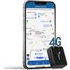 Zeerkeer 4G Micro Localizzatore GPS in Tempo Reale Satellitare Tracciatore di Posizione Spia Portatile GPS Tracker per Bambini Anziani Geo-fence Alarm Magnete(1500mAh)